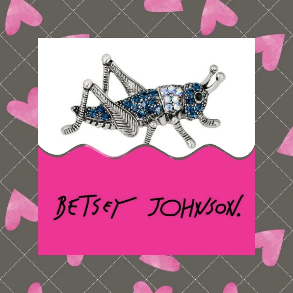 Betsey Johnson Grasshopper Brooch